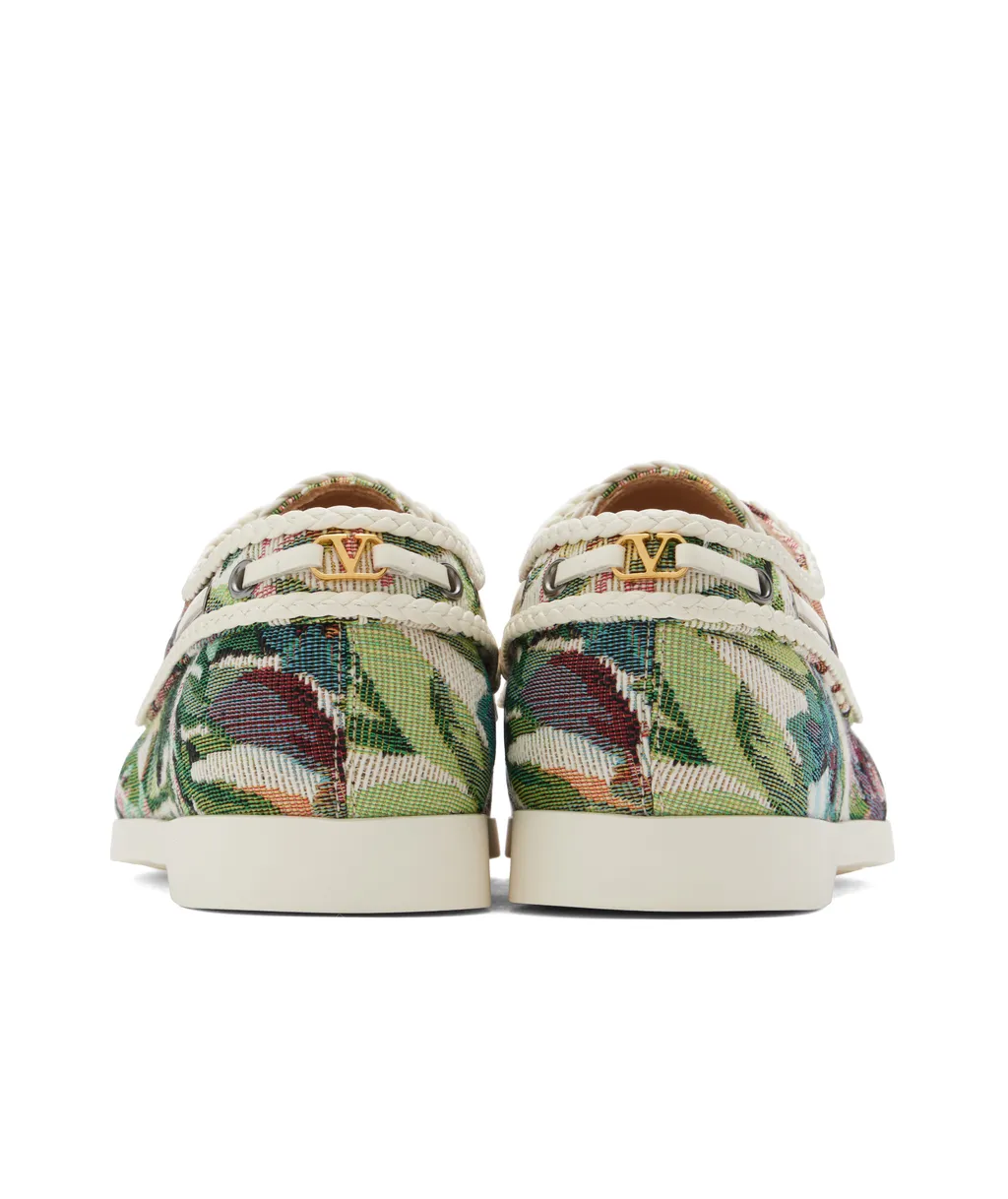 Floral Patterned Slip-On Sneakers
