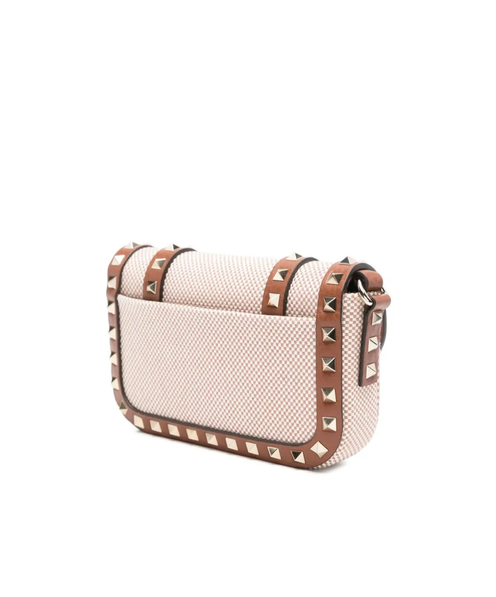 Rockstud Foldover Top Mini Crossbody Bag