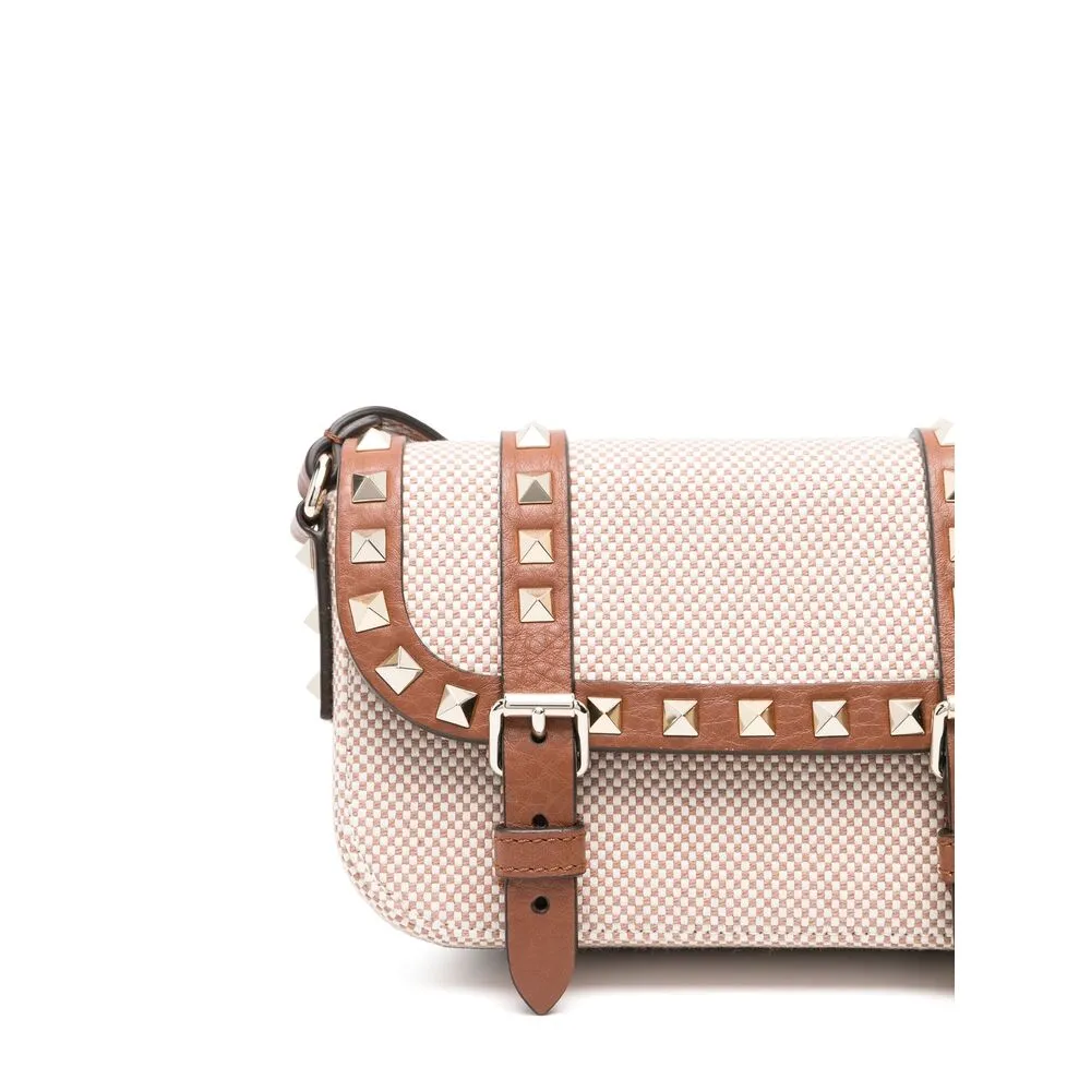 Rockstud Foldover Top Mini Crossbody Bag