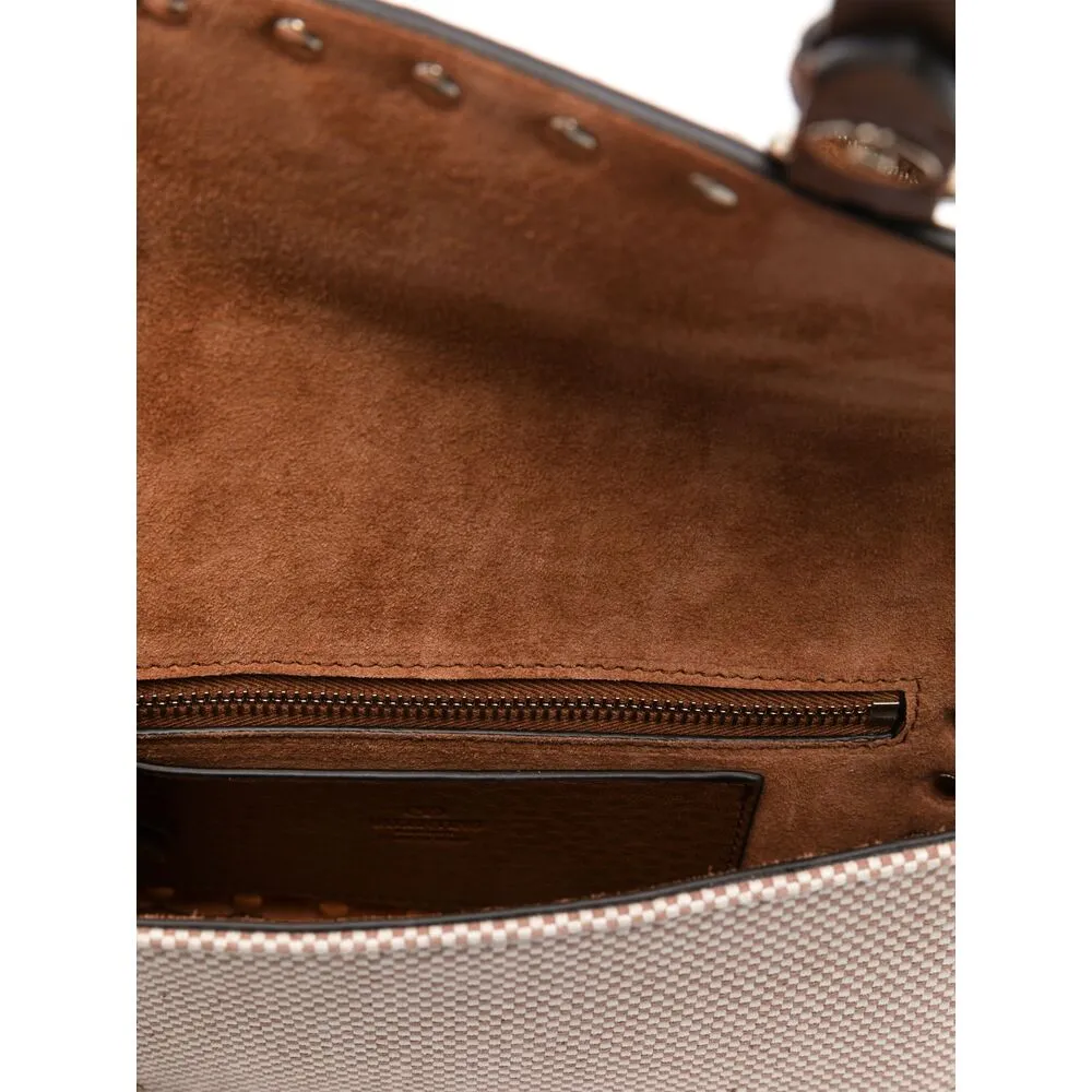 Rockstud Foldover Top Mini Crossbody Bag