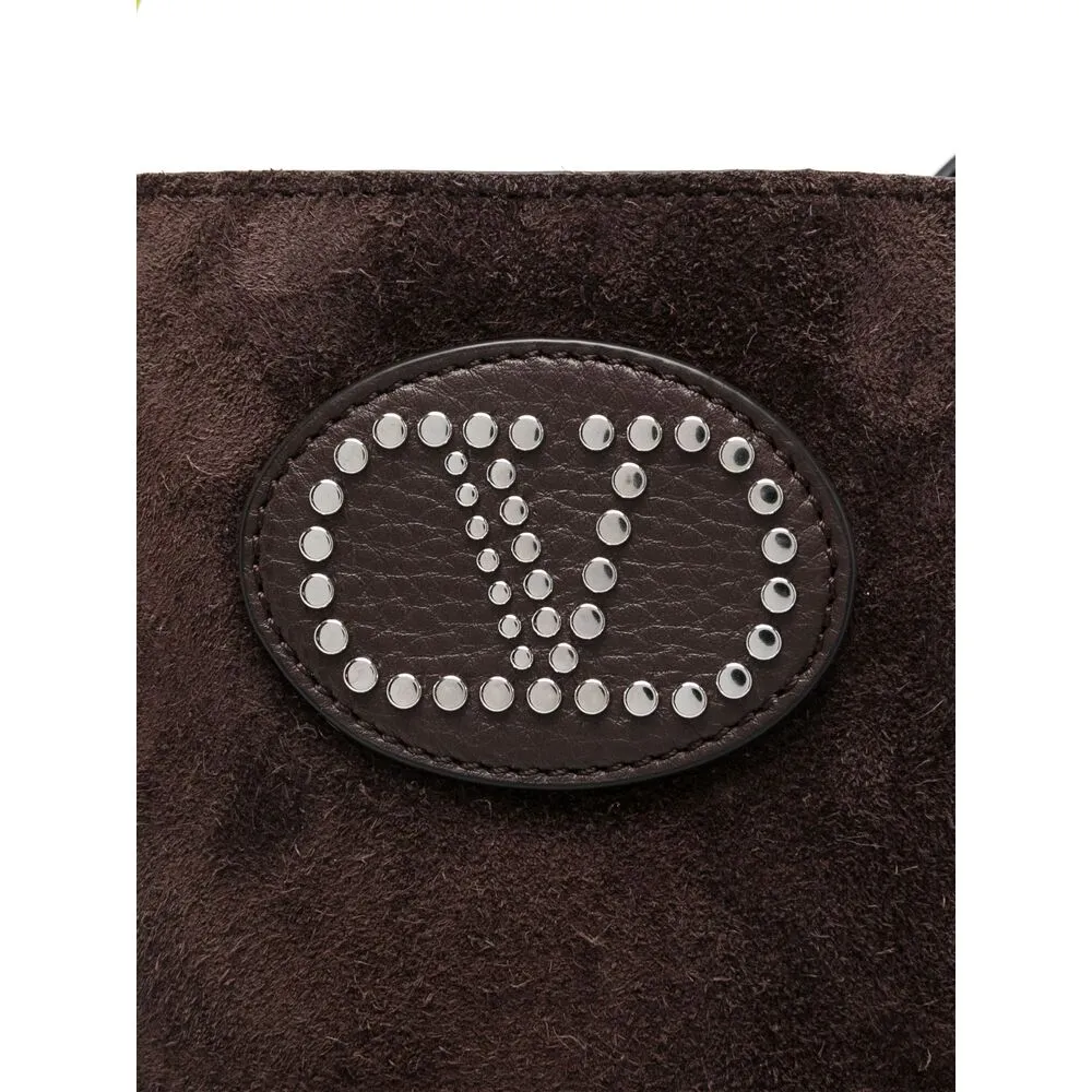 Vlogo Signature Fringed Edge Crossbody Bag