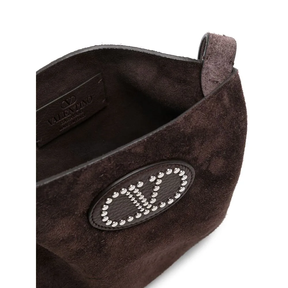 Vlogo Signature Fringed Edge Crossbody Bag