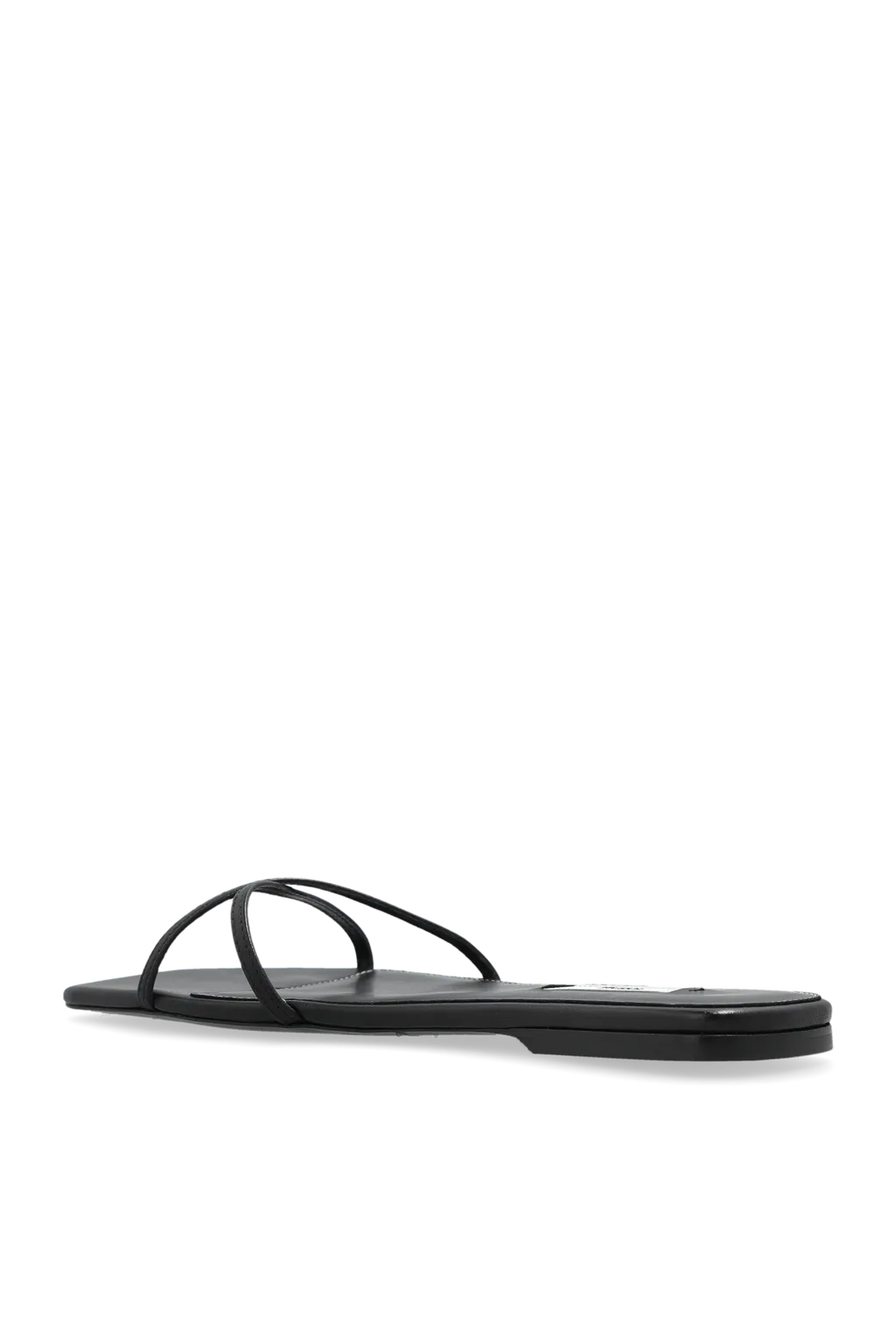 Crossover Strap Square Open Toe Sandals