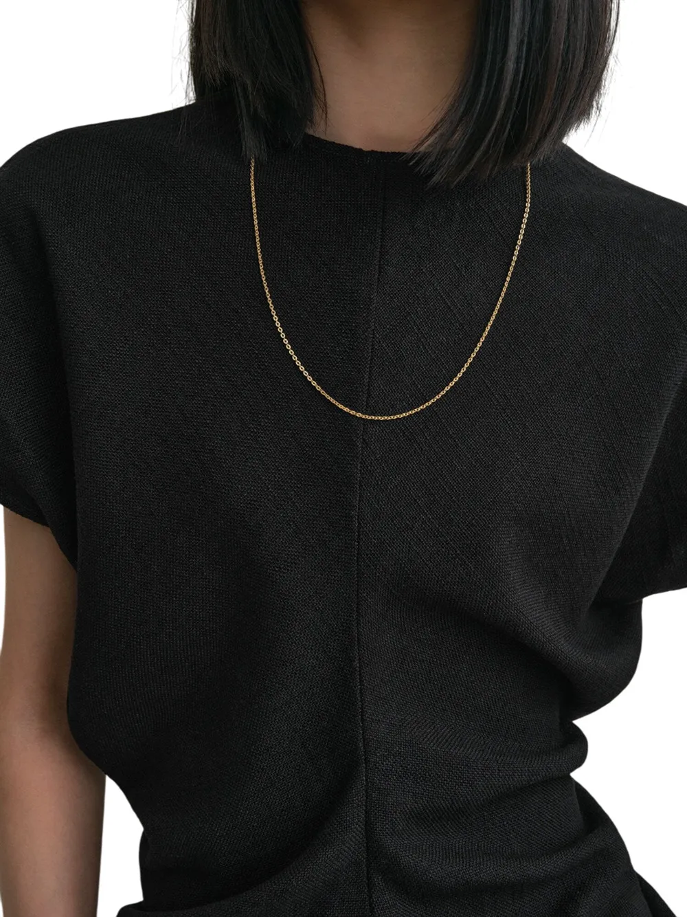 Ruched-Waist Top