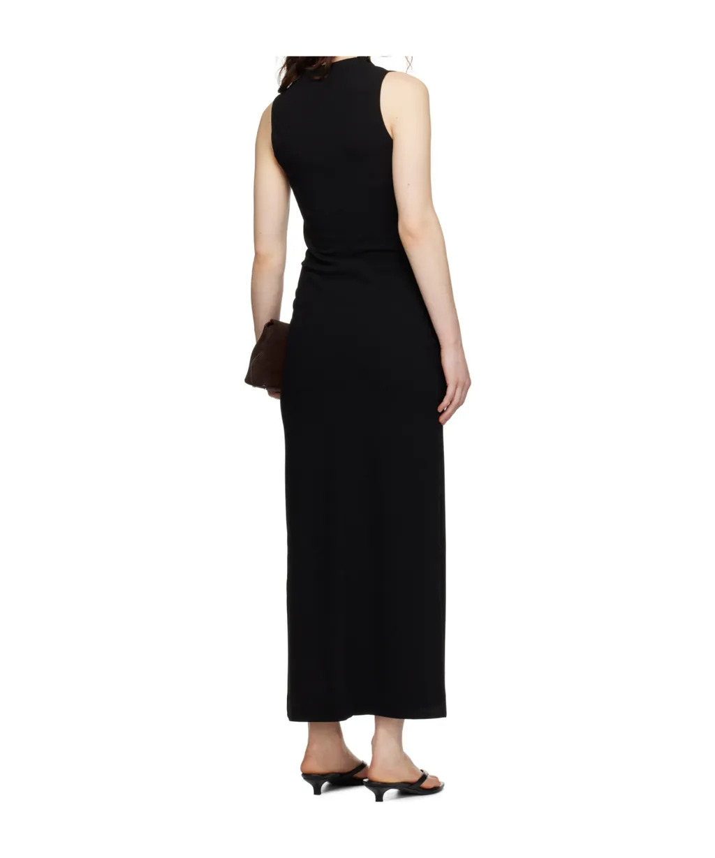 Cowl-Neck Sleeveless Maxi Dress
