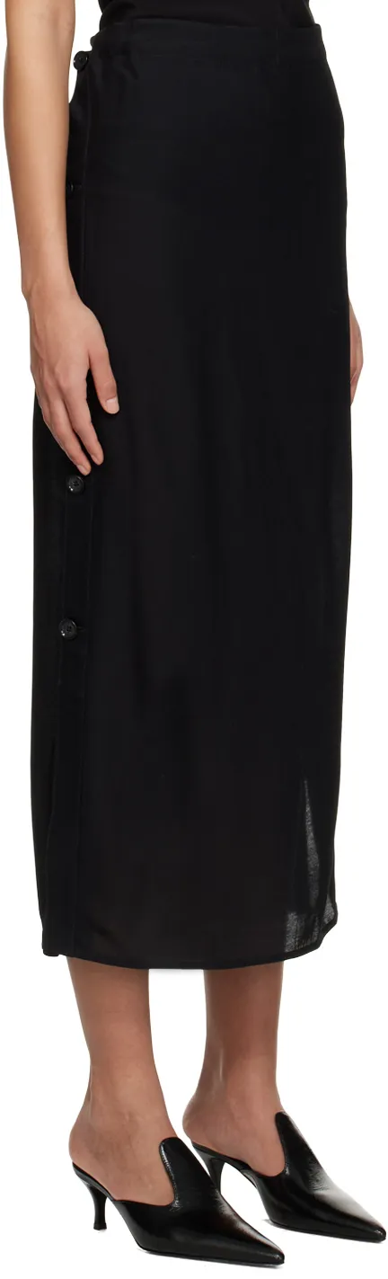 Side Buckle Drawstring Skirt