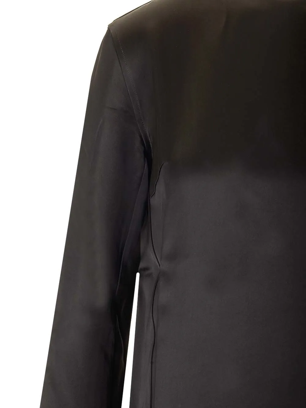 Satin Long-Sleeves Top