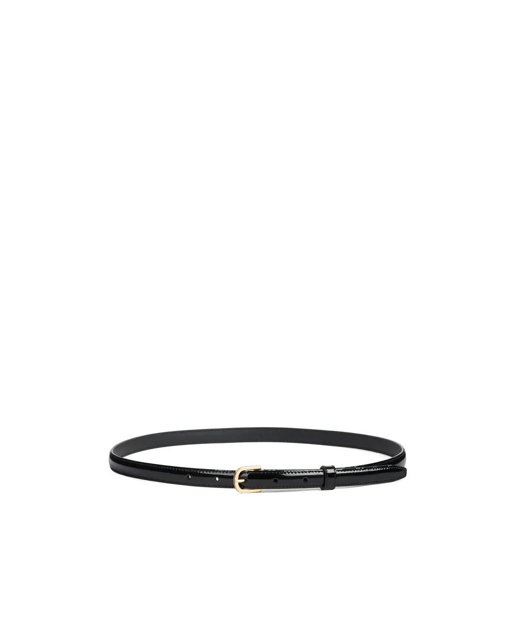 Slim Patent Waist Belt