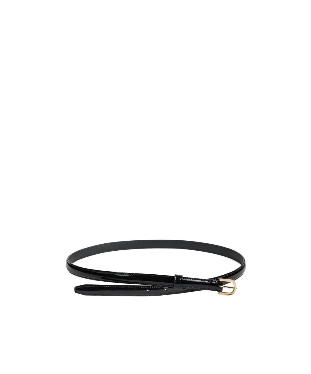 Slim Patent Waist Belt