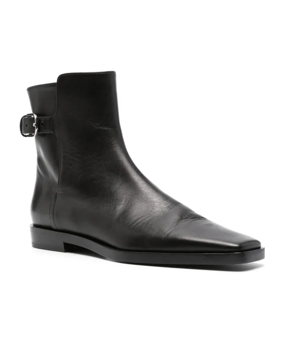 The Belted Square Toe Boots
