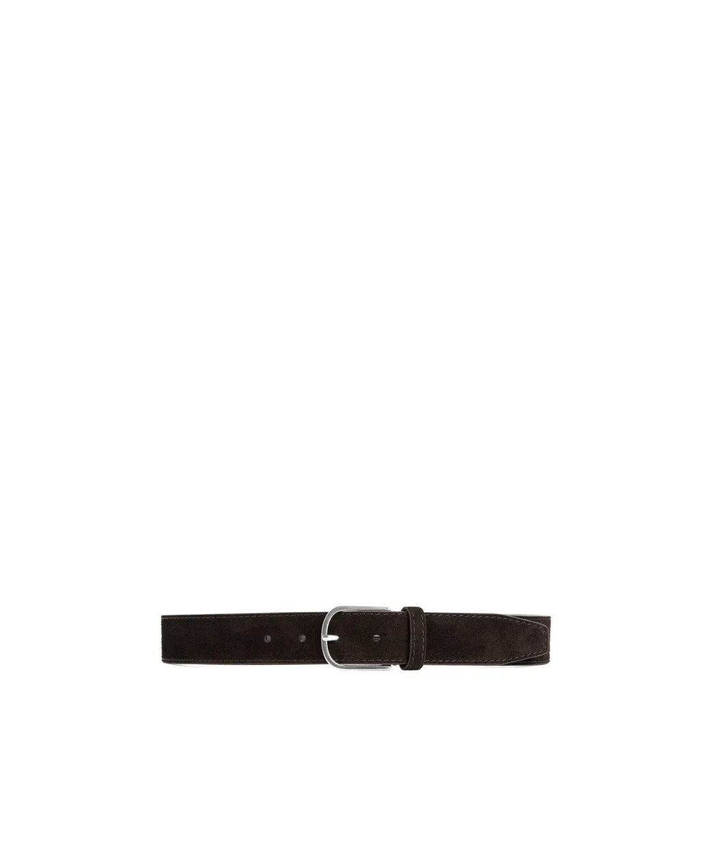 Suede Buckle Belt