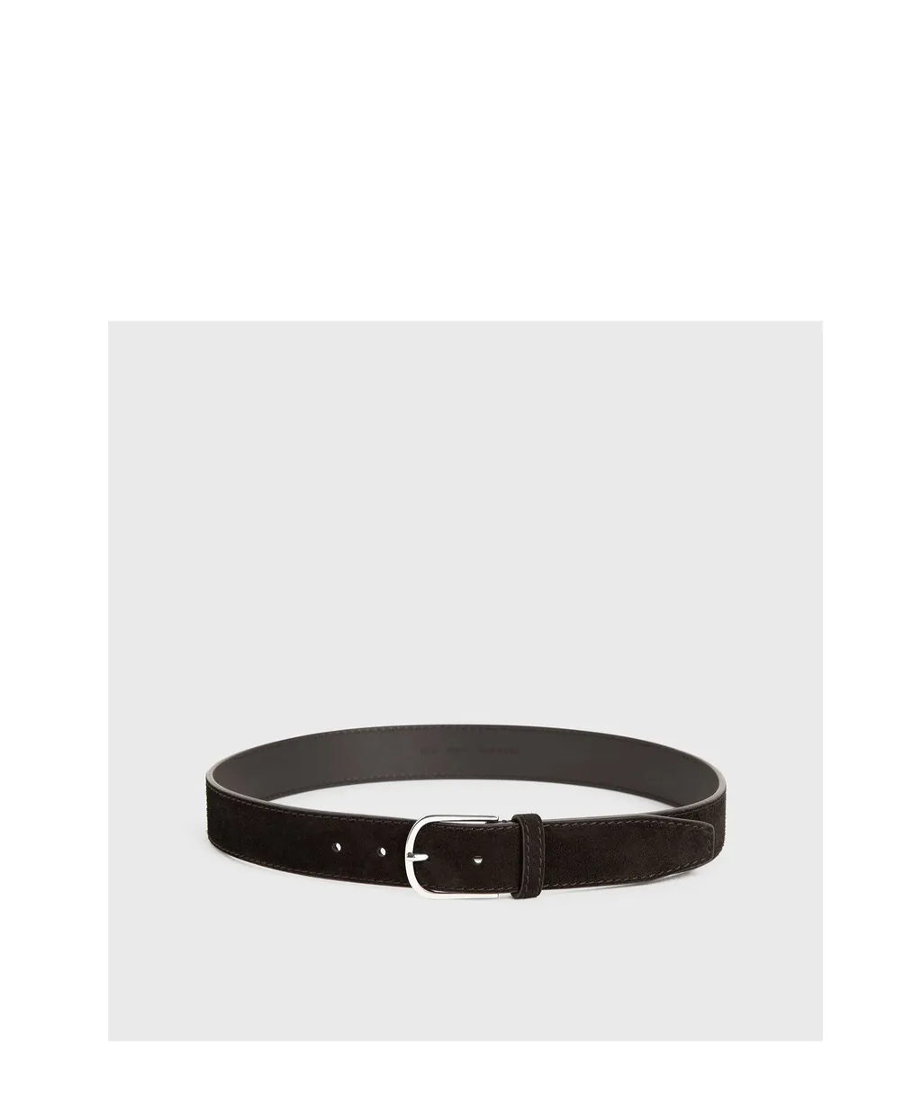 Suede Buckle Belt