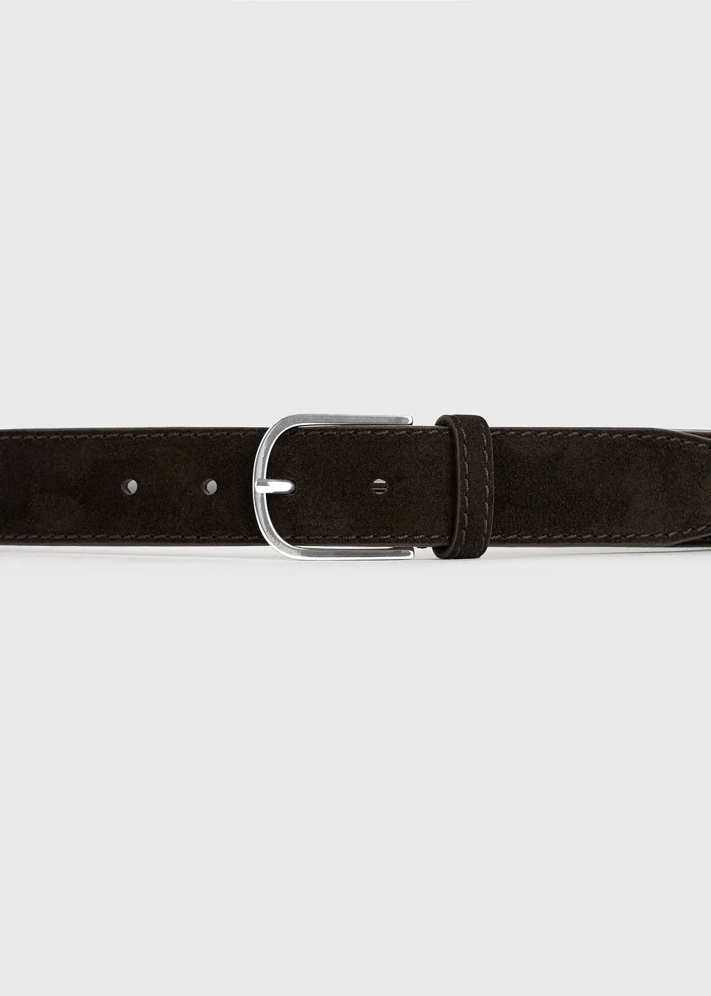 Suede Buckle Belt