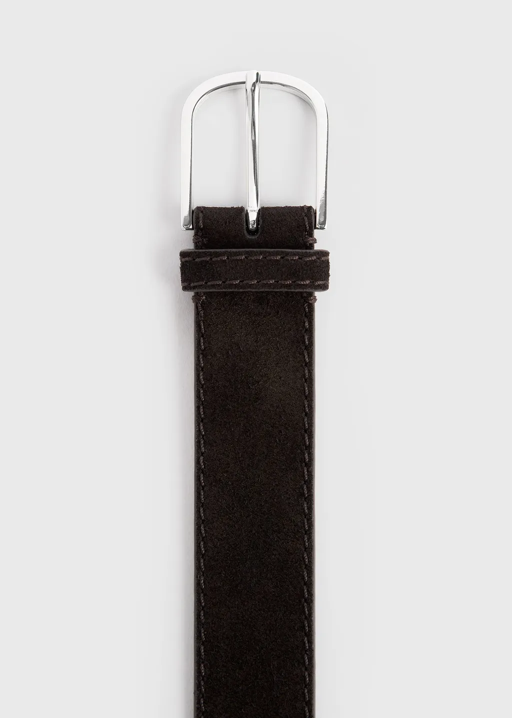 Suede Buckle Belt