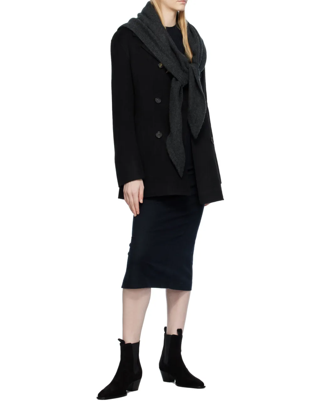 Long-Sleeve Maxi Dress