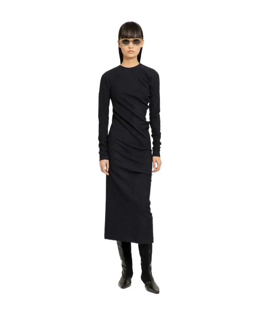 Long-Sleeve Maxi Dress