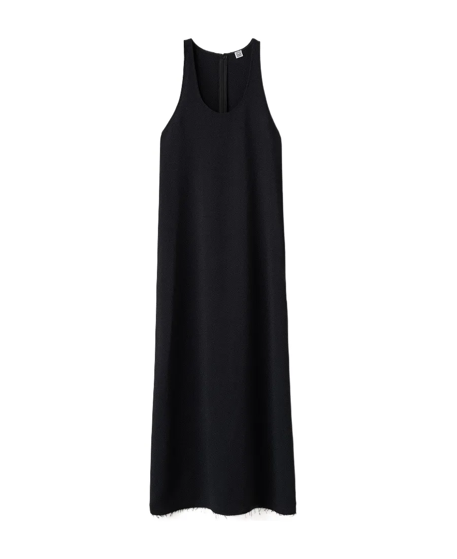 Scoop-Neck Sleeveless Dress