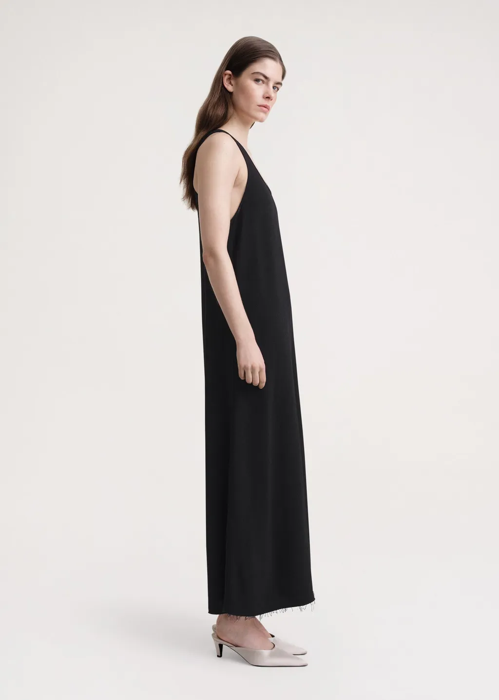 Scoop-Neck Sleeveless Dress