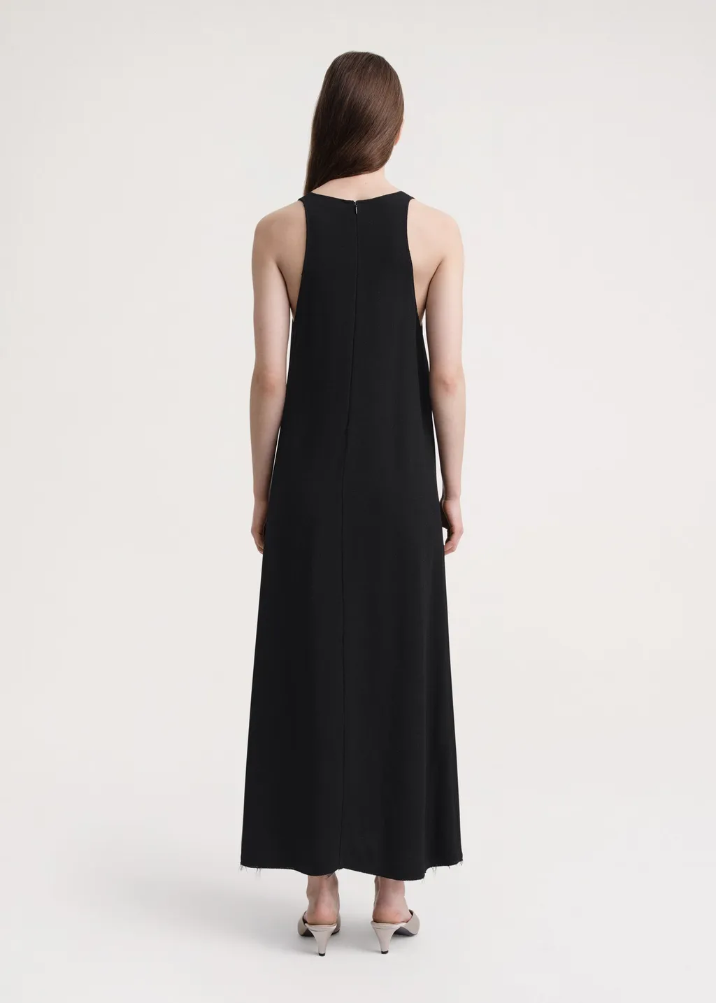 Scoop-Neck Sleeveless Dress