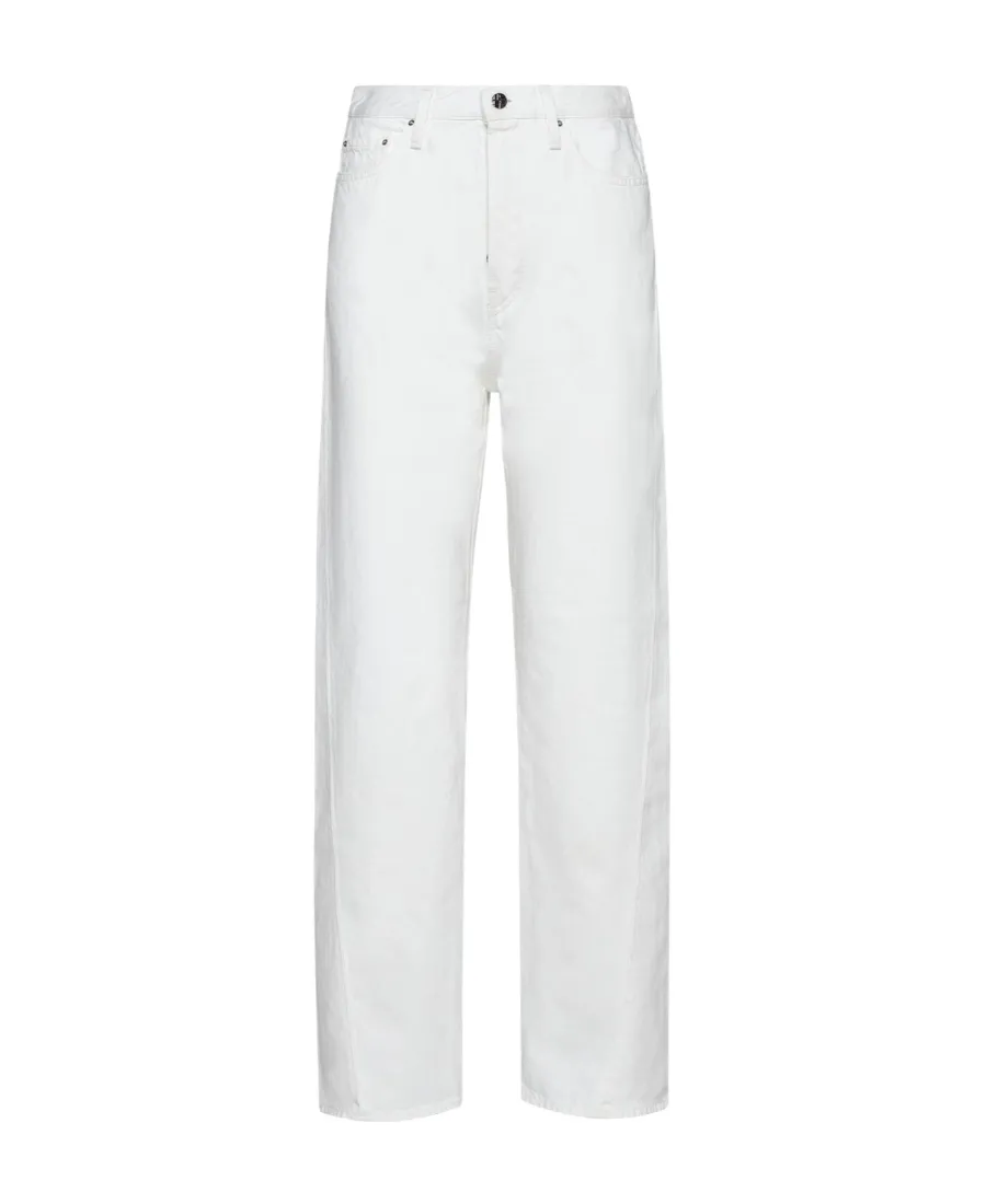 Logo Patch Straight-Leg Jeans