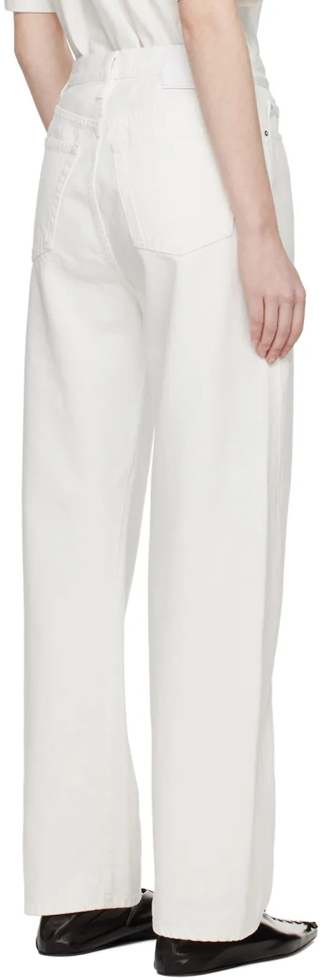 Logo Patch Straight-Leg Jeans
