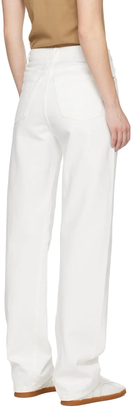 Straight-Leg Organic Cotton Jeans