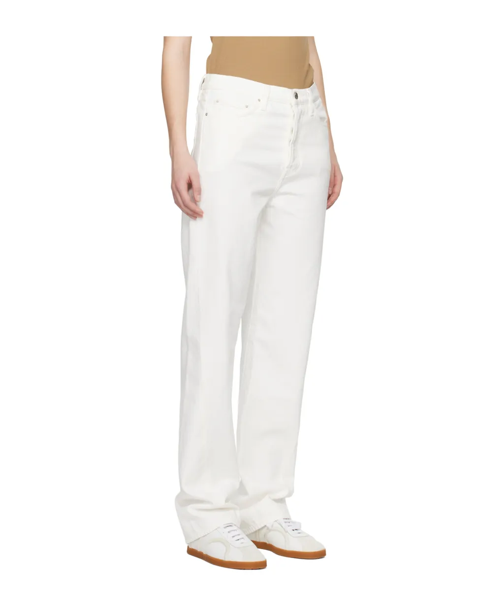 Straight-Leg Organic Cotton Jeans