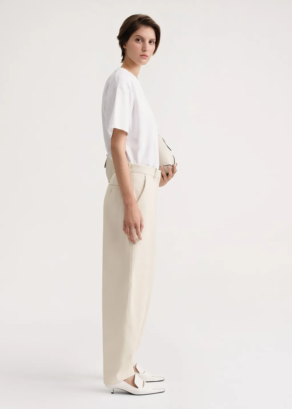 Organic Cotton Tailored Trousers