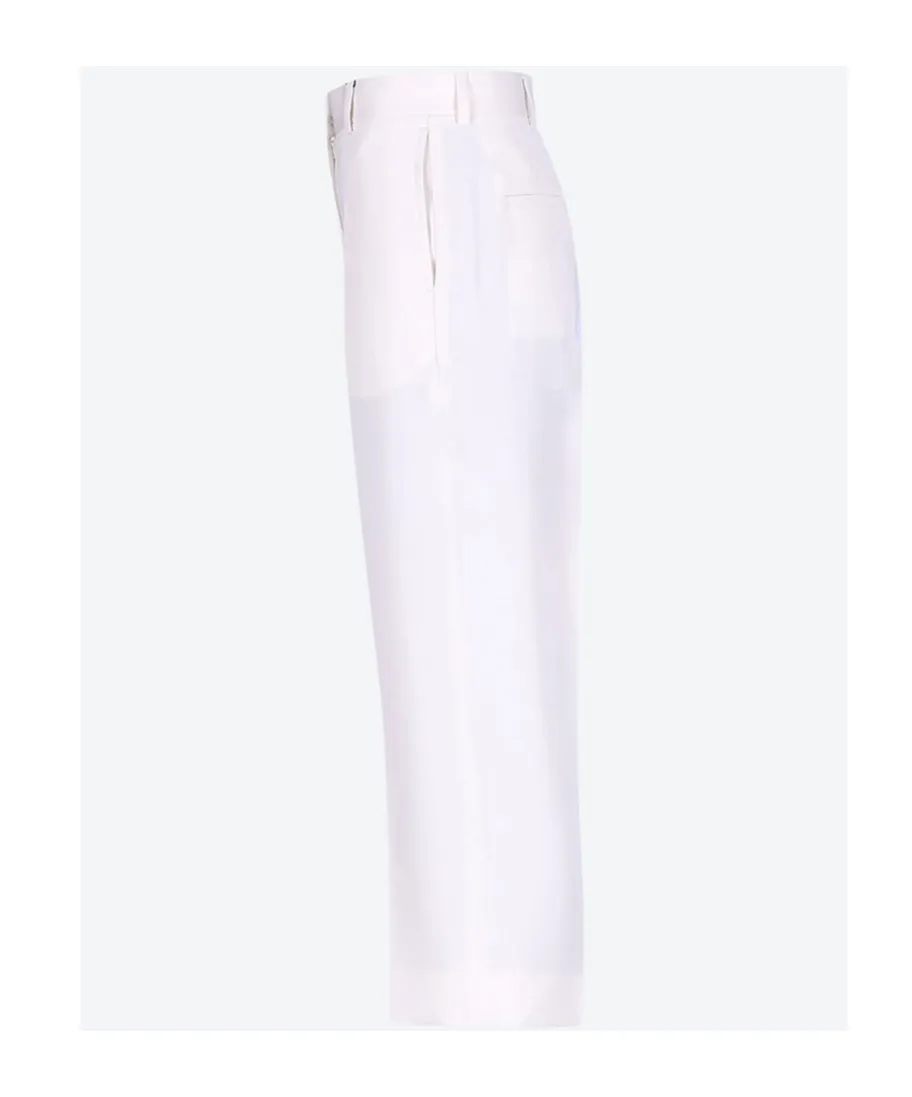 Cropped Wide-Leg Pants