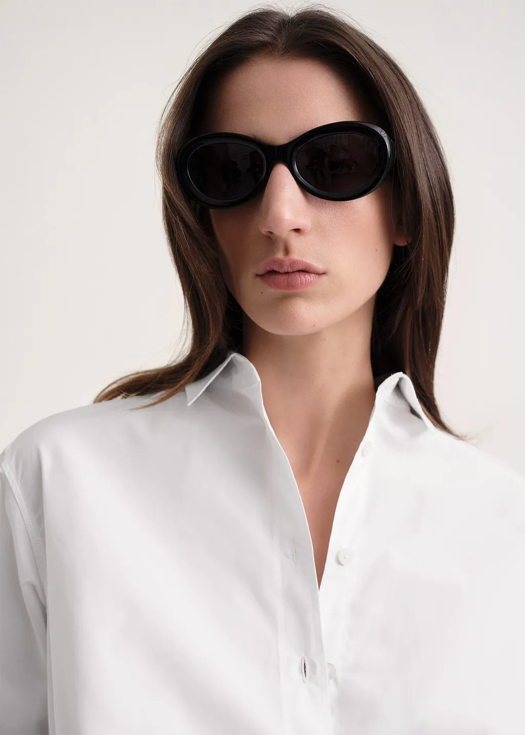 Oval Frame Sunglasses