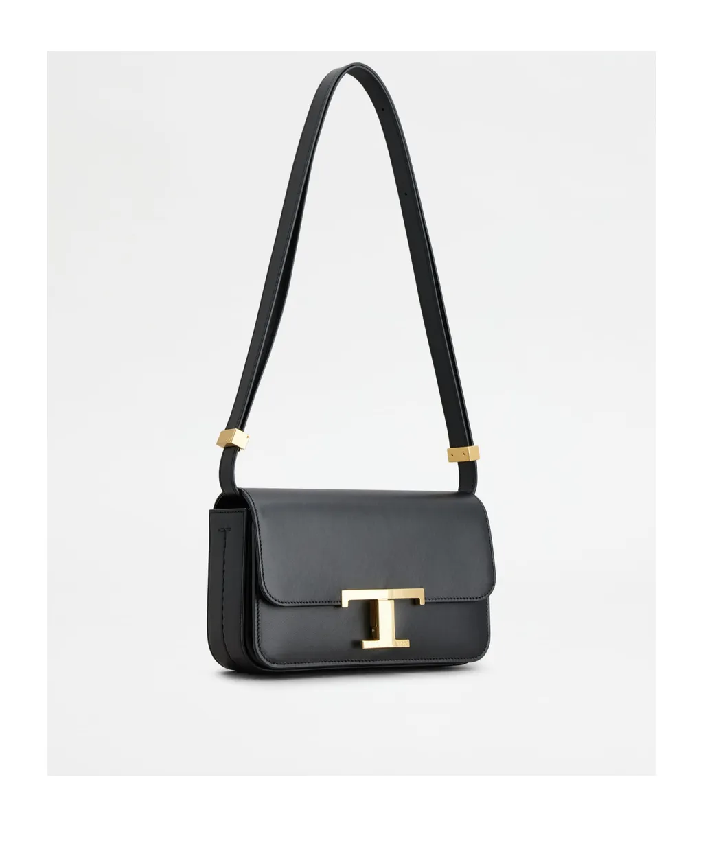 T Timeless Logo Plaque Shoulder Bag