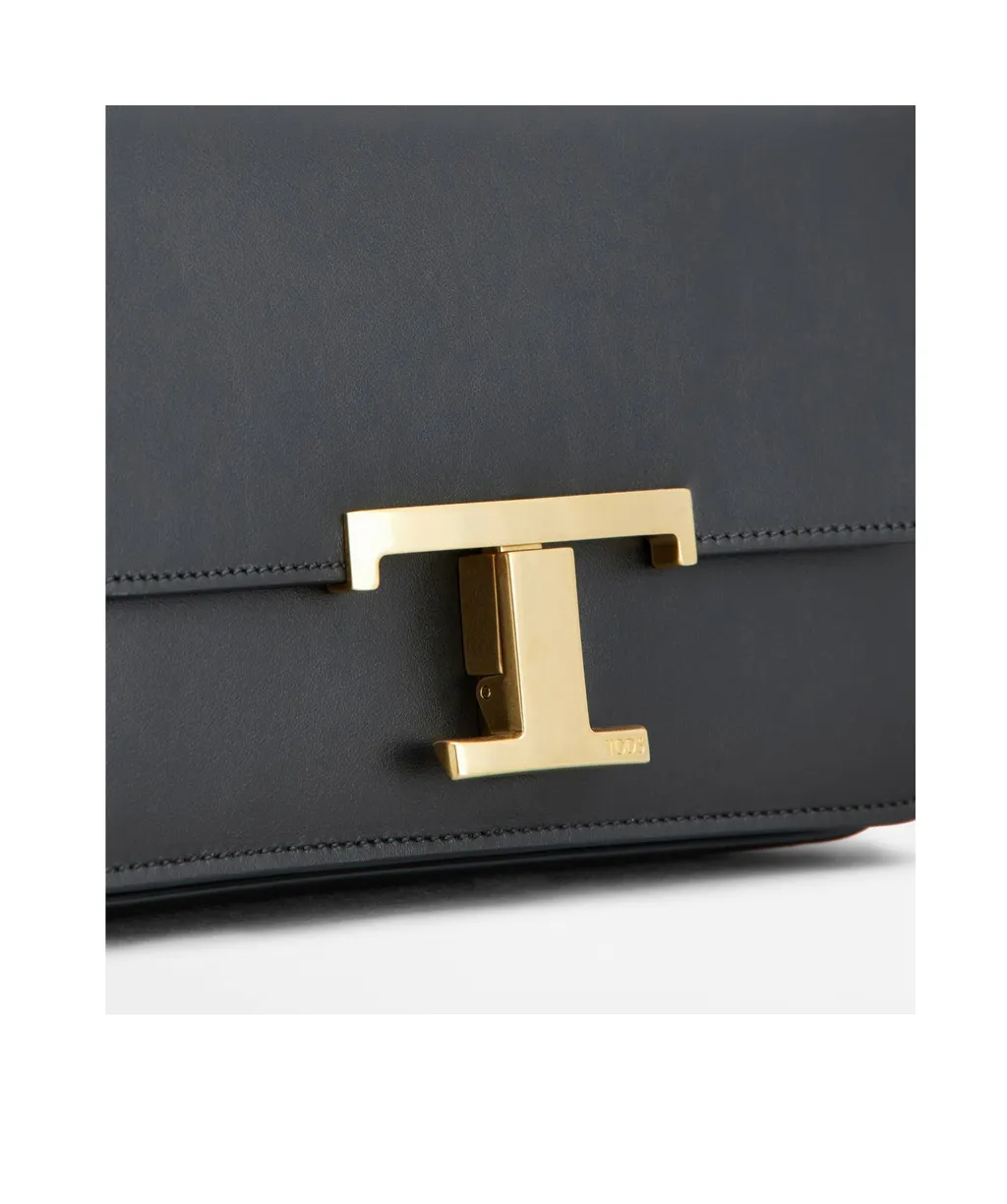 T Timeless Logo Plaque Shoulder Bag