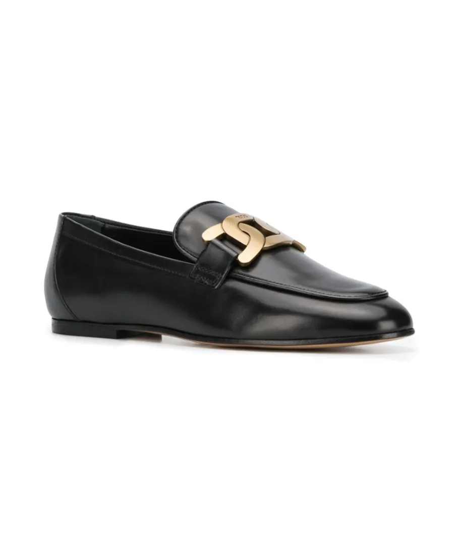 Kate Logo Plaque Loafers