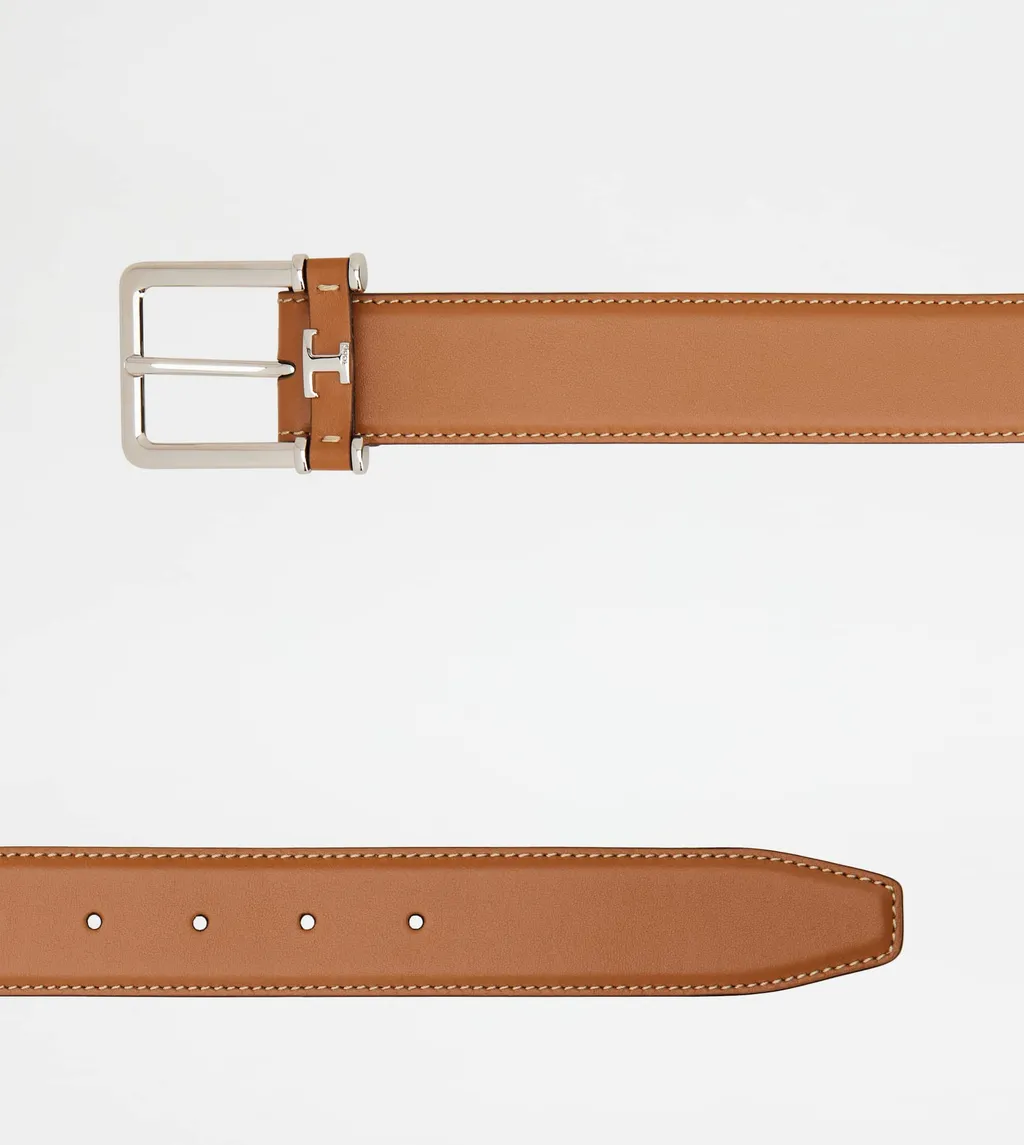 Logo Plaque Buckle Belt