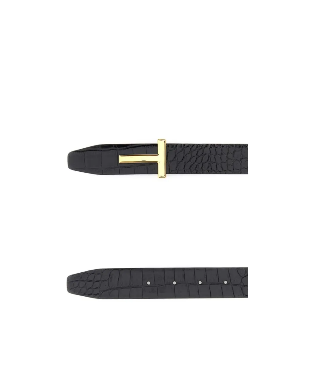 Embossed T-Plaque Belt
