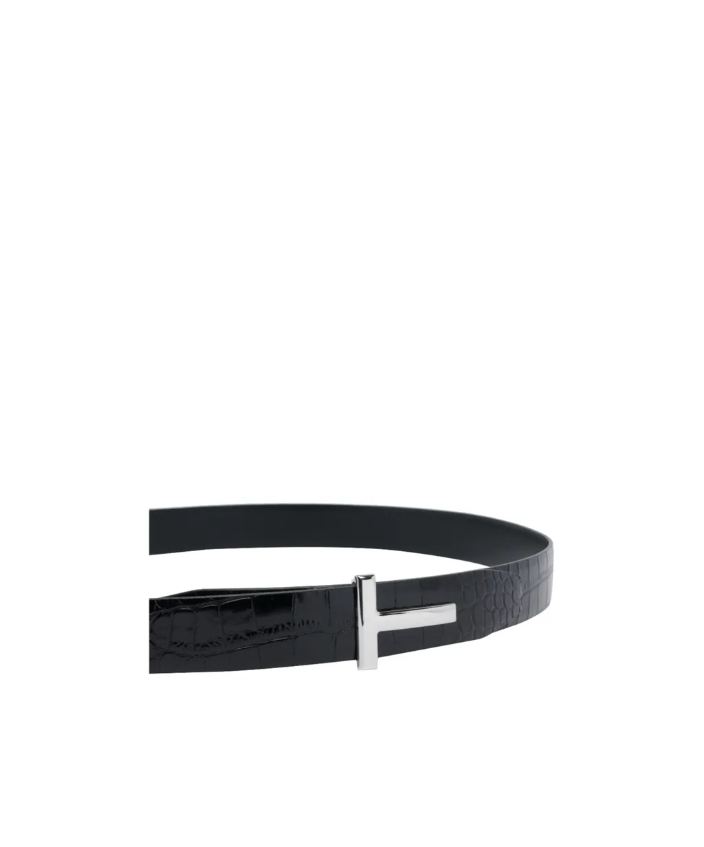 Logo Buckled Belt