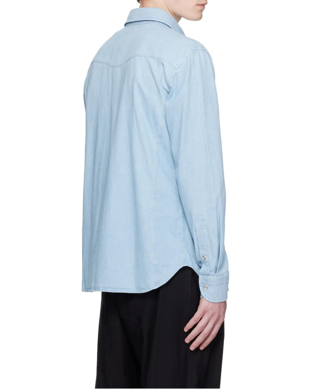 Double-Pocket Denim Shirt