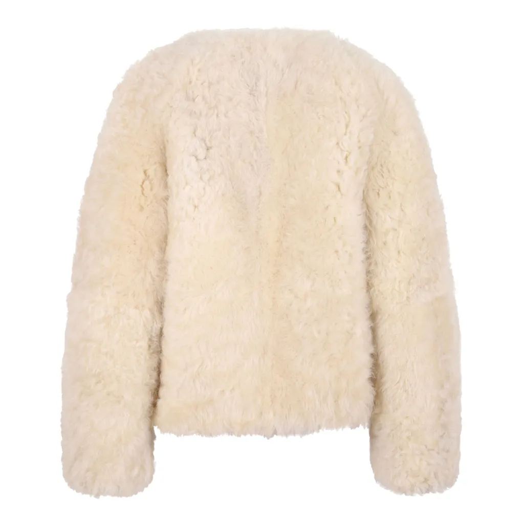 Crewneck Long-Sleeved Coat