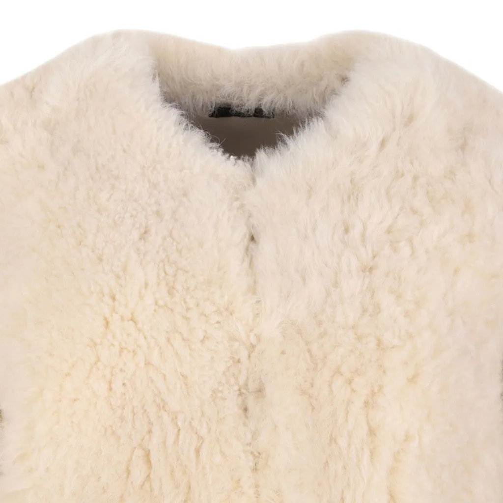 Crewneck Long-Sleeved Coat