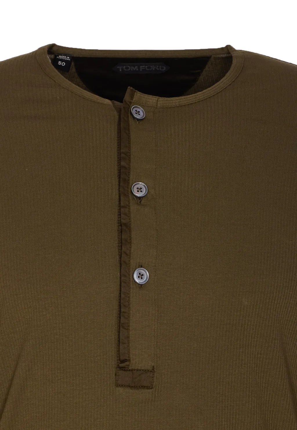 Button Detailed Crewneck Jumper
