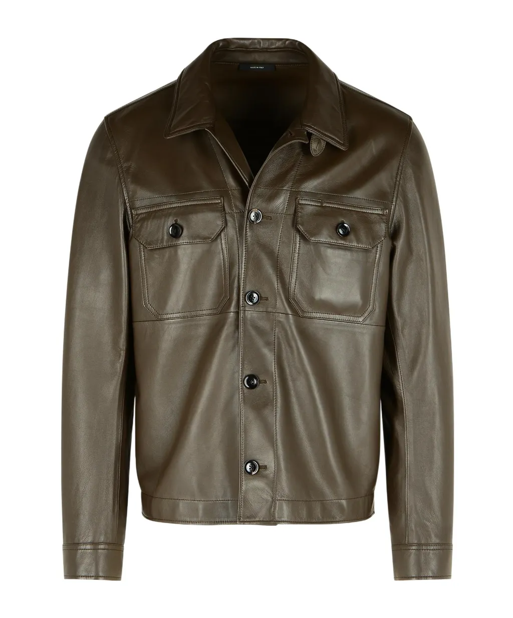 Button-Up Long-Sleeved Jacket