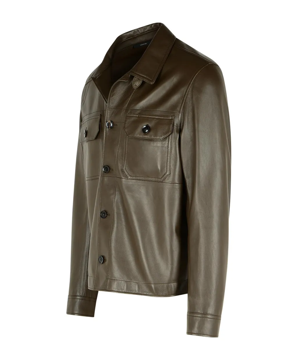 Button-Up Long-Sleeved Jacket