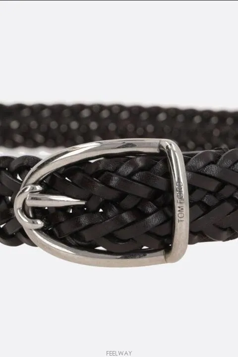 Braided Leather Belt