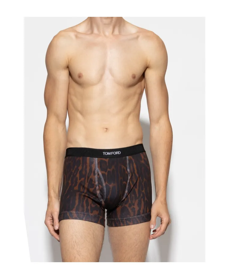 Leopard-Print Boxers