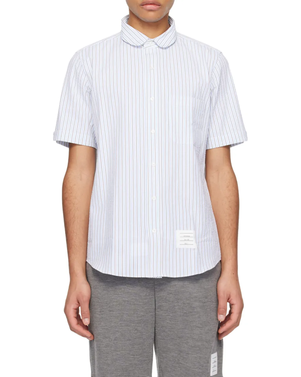 Striped Short-Sleeved Shirt