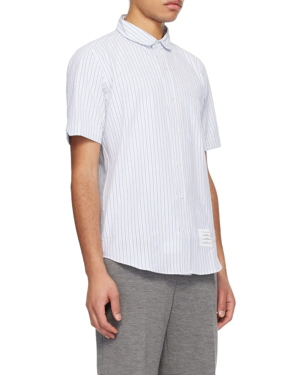 Striped Short-Sleeved Shirt