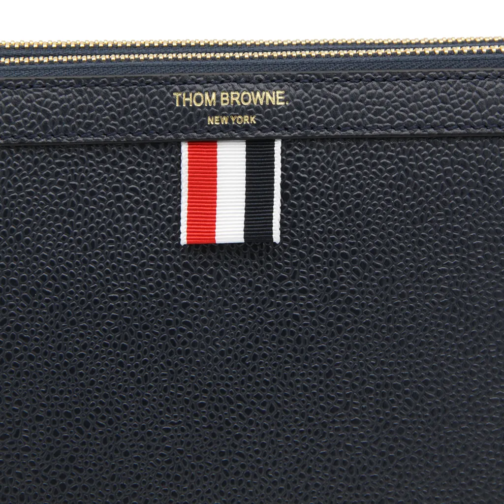 Logo-Print Leather Cross Body Bag