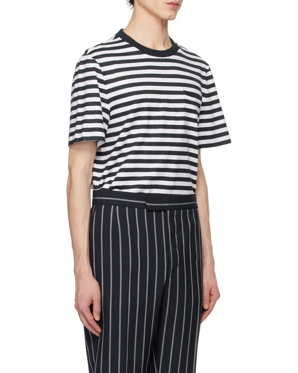 Striped Crewneck T-Shirt