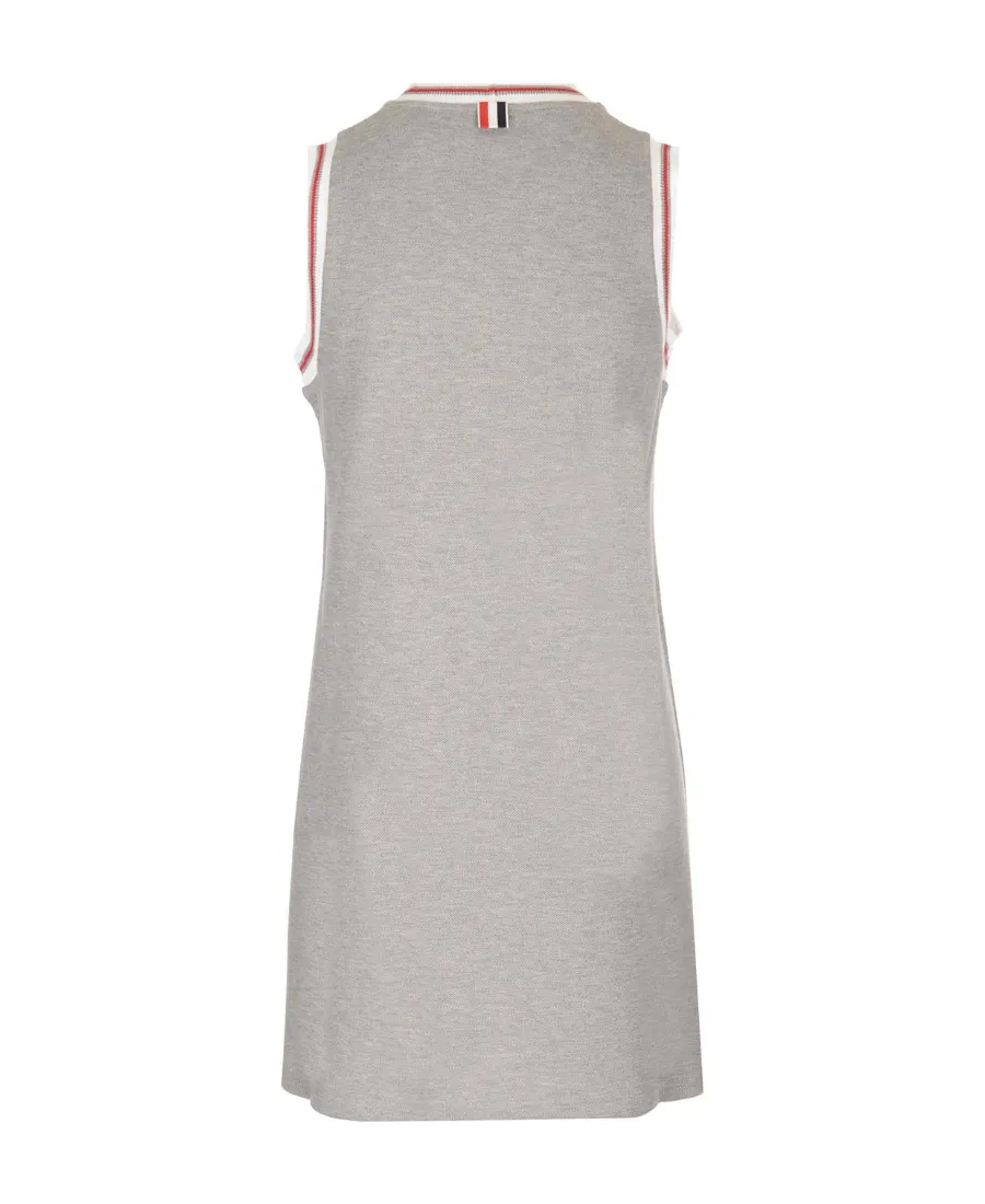 V-Neck Sleeveless Tennis Dress