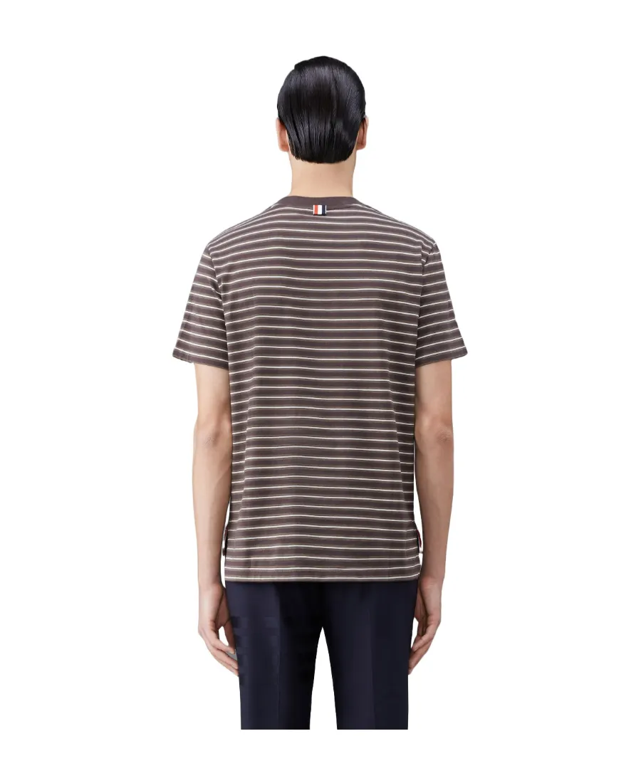 Stripe-Print Cotton T-Shirt